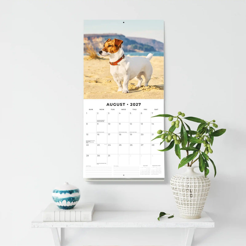 2027 Square Wall Calendar Jack Russells image 6