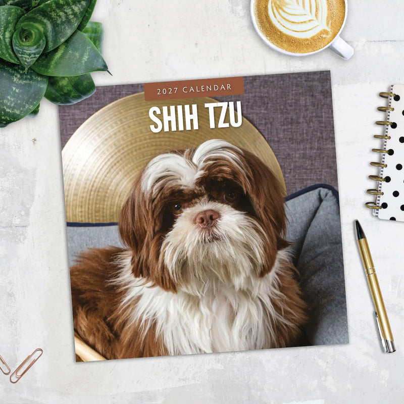 2027 Square Wall Calendar Shih Tzu image 5