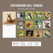 2027 Square Wall Calendar Staffordshire Bull Terriers image 2 – thumbnail