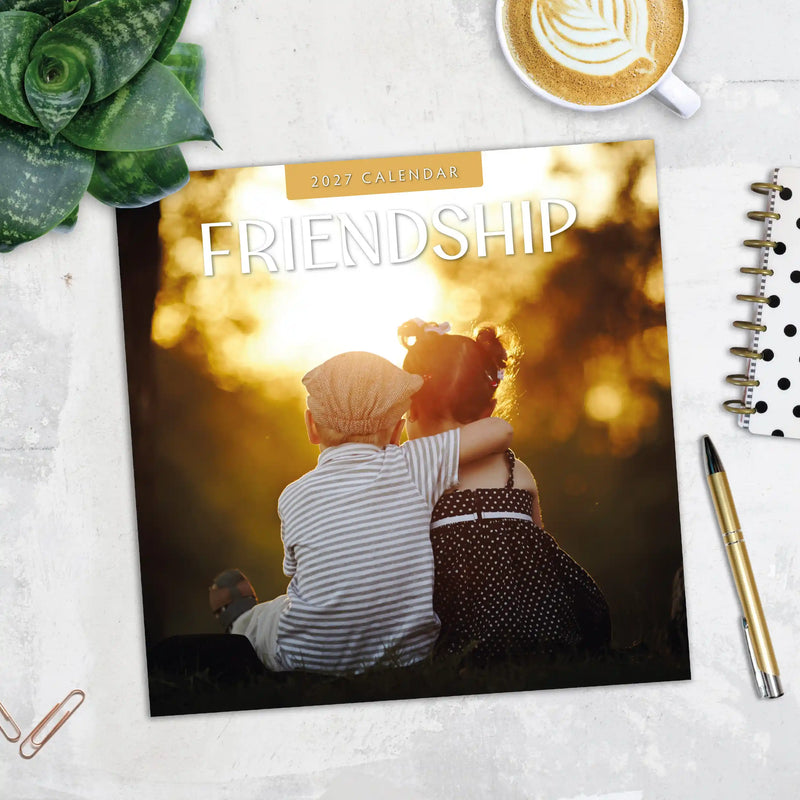 2027 Square Wall Calendar Friendship image 5
