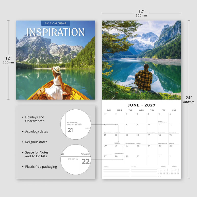 2027 Square Wall Calendar Inspiration image 3
