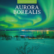 2027 square wall calendar featuring aurora borealis Northern Lights scenes – thumbnail