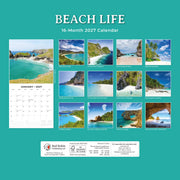 2027 Square Wall Calendar Beach Life image 2 – thumbnail
