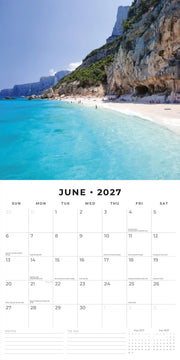 2027 Square Wall Calendar Beach Life image 4 – thumbnail