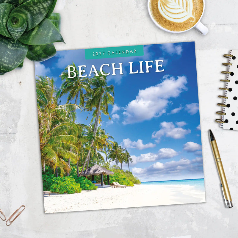 2027 Square Wall Calendar Beach Life image 5