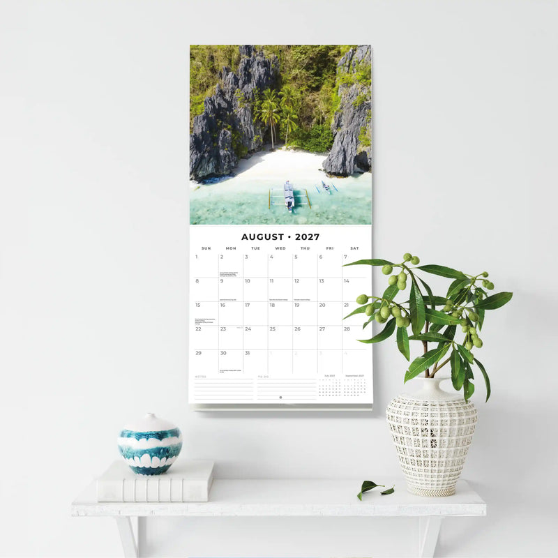 2027 Square Wall Calendar Beach Life image 6