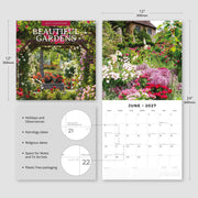 2027 Square Wall Calendar Beautiful Gardens image 3 – thumbnail