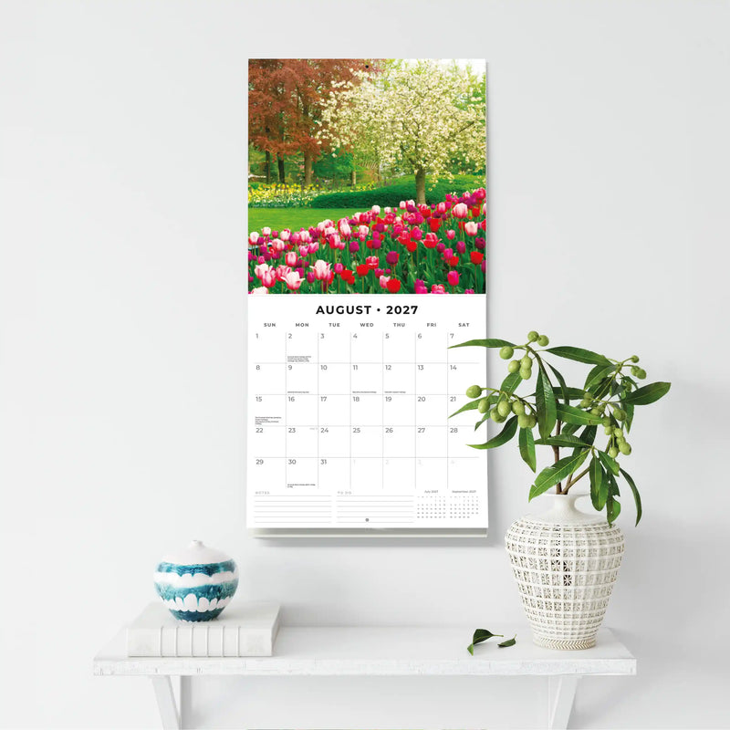 2027 Square Wall Calendar Beautiful Gardens image 6