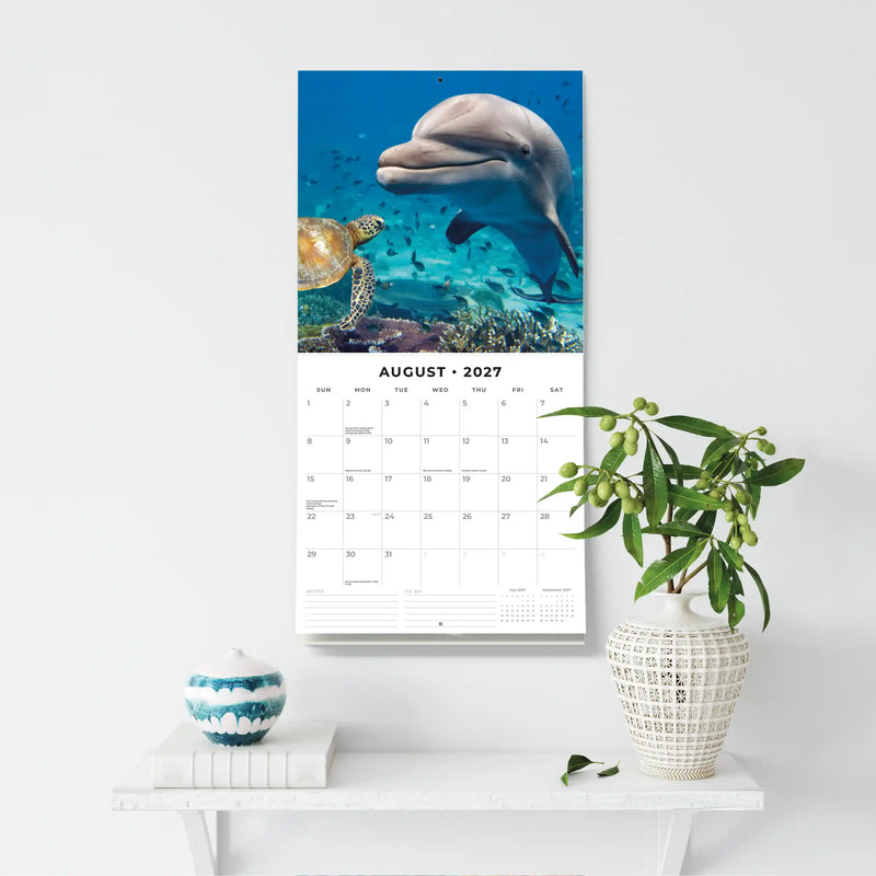 2027 Square Wall Calendar Ocean Life image 6