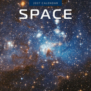 2027 square wall calendar featuring space and astronomy imagery – thumbnail
