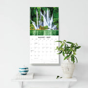 2027 Square Wall Calendar Waterfalls image 6 – thumbnail