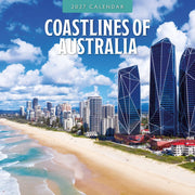 2027 Coastlines of Australia square wall calendar with coastal scenery – thumbnail
