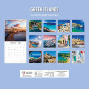2027 Square Wall Calendar Greek Islands image 2 – thumbnail