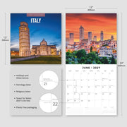 2027 Square Wall Calendar Italy image 3 – thumbnail