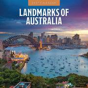 2027 Landmarks of Australia square wall calendar with Australian scenery – thumbnail