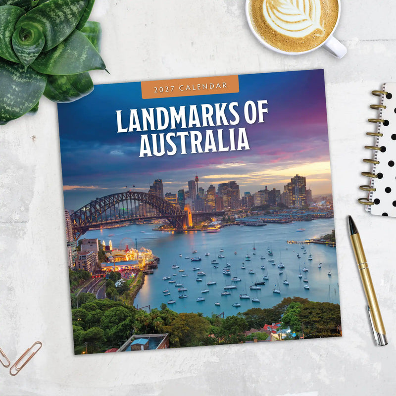 2027 Square Wall Calendar Landmarks of Australia image 5
