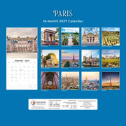 2027 Square Wall Calendar Paris image 2 – thumbnail