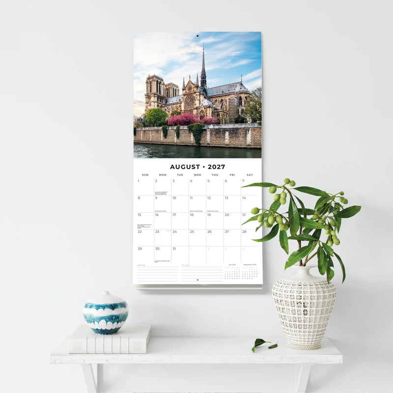 2027 Square Wall Calendar Paris image 6