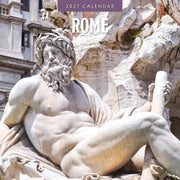 2027 square wall calendar featuring Rome city scenes – thumbnail