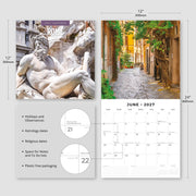 2027 Square Wall Calendar Rome image 3 – thumbnail