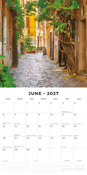 2027 Square Wall Calendar Rome image 4 – thumbnail