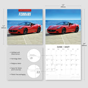 2027 Square Wall Calendar Ferrari image 3 – thumbnail