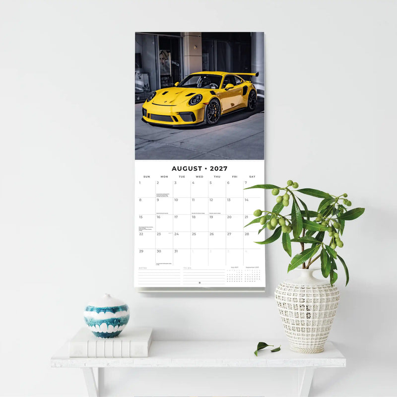 2027 Square Wall Calendar Porsche image 6