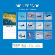 2027 Square Wall Calendar Air Legends image 2 – thumbnail