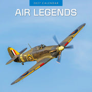 2027 square wall calendar featuring legendary aircraft – thumbnail