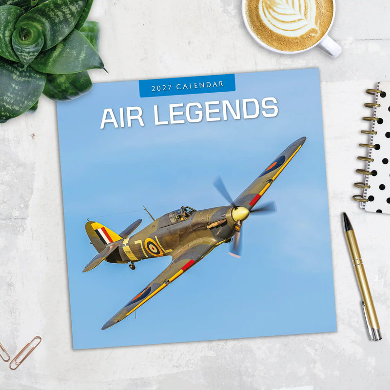 2027 Square Wall Calendar Air Legends image 5