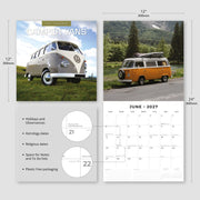 2027 Square Wall Calendar Camper Vans image 3 – thumbnail