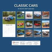 2027 Square Wall Calendar Classic Cars image 2 – thumbnail