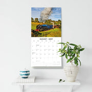 2027 Square Wall Calendar Steam Trains image 6 – thumbnail