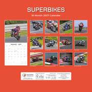 2027 Square Wall Calendar Superbikes image 2 – thumbnail