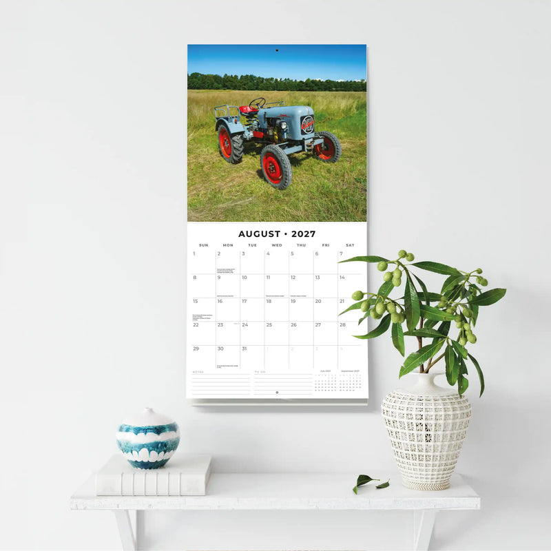 2027 Square Wall Calendar Tractors image 6