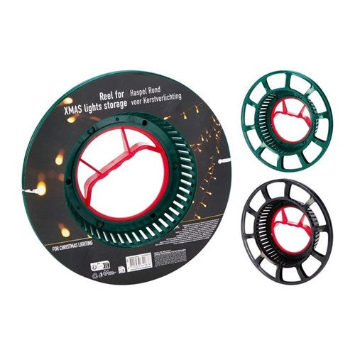 14cm Christmas lights storage reel assorted design