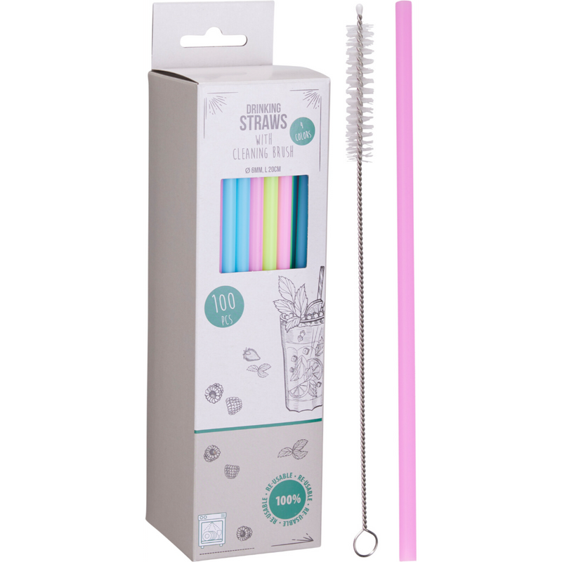 pack of 100 drinking straws