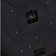 Ragnar 60cm gold wall clock with exposed gears and Roman numerals