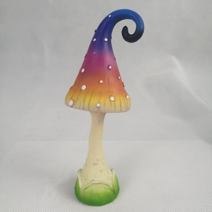Ronis Rainbow Coloured Fairy Mushroom 15cm 2 Asstd