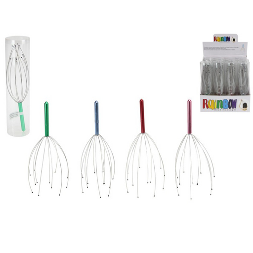 Ronis Rainbow Head Massager 24cm Assorted