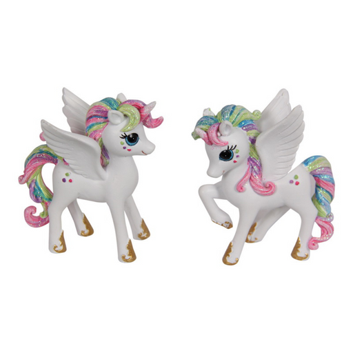 Ronis Rainbow Unicorn Pegasus 9cm Assorted