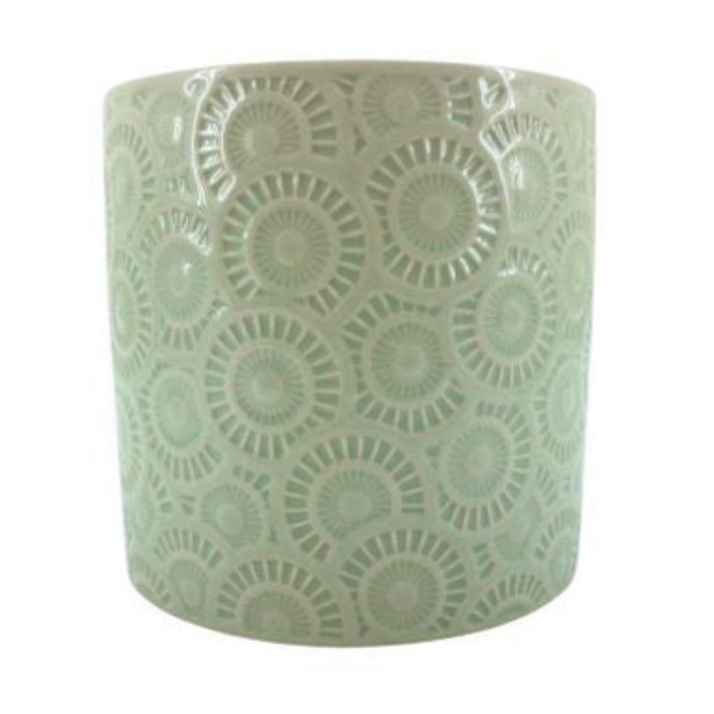 Ronis Raj Planter 13x13cm Green