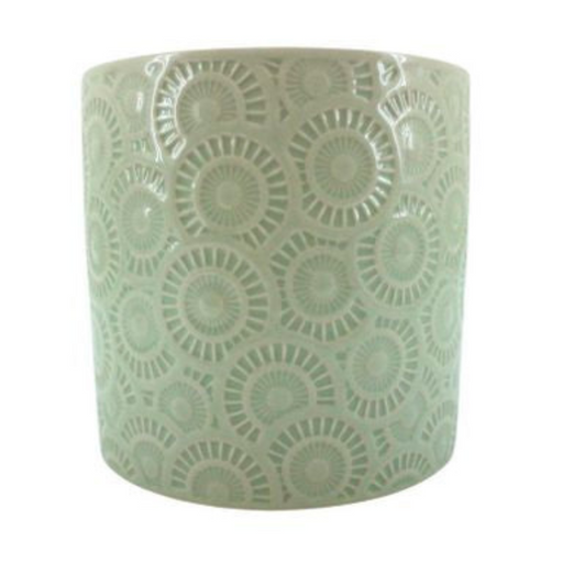 Ronis Raj Planter 13x13cm Green