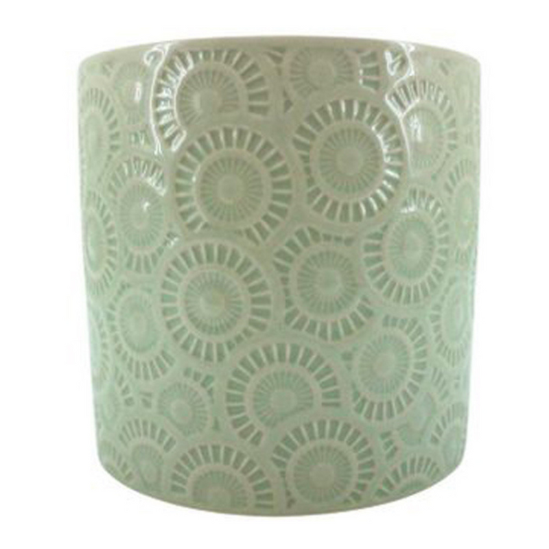 Ronis Raj Planter 15.5x15.5cm Green