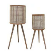Ronis Rattan Planters/Legs Set 64cm/80cm – thumbnail