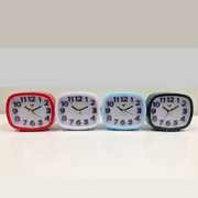 Ronis Rectangle 3D Number Alarm Table Clock With Light 12x10x4cm Assorted