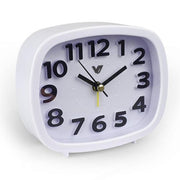 Ronis Rectangle 3D Number Alarm Table Clock With Light 12x10x4cm Assorted