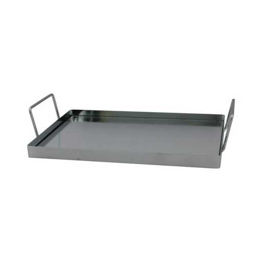 Ronis Rectangular Mirrored Tray with Handles 33cm
