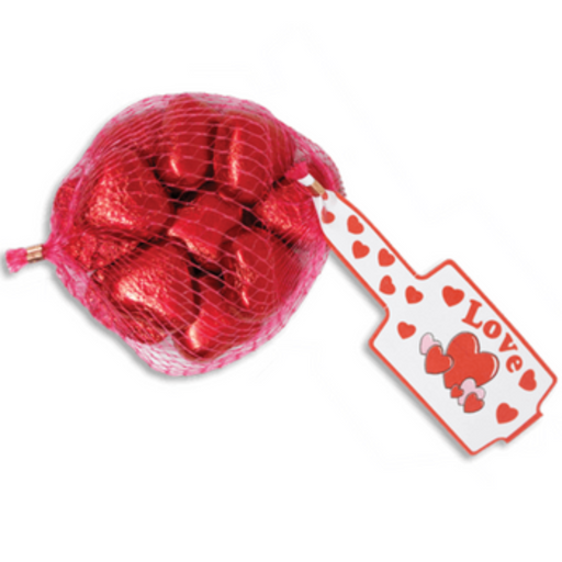Ronis Red Chocolate Hearts 77g