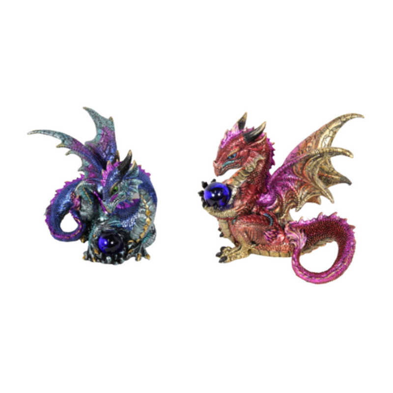 Ronis Red/Blue Dragon with Ball 20cm Assorted